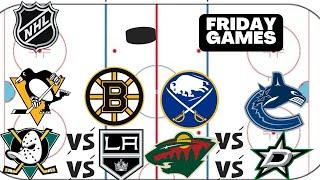 NHL Predictions Today! 11/29/24 FREE PICKS and Betting Tips