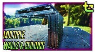 Ark Building Tips || Multiple Walls & Ceilings || TimmyCarbine