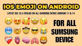 iOS Emojis On Android Samsung | iOS 15.4 EMOJIS on Samsung 