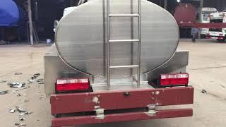 5000 liter milk tank truck