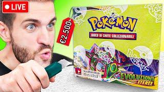 APRO 2 BOX POKEMON EVOLUZIONI ETEREE da 2500€! - Evento Box Break Live w/ Zano