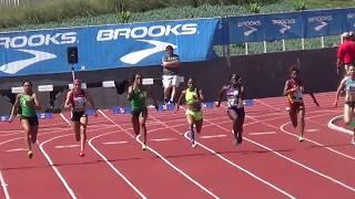 Deajah Stevens 2017 Mt. Sac Relays Elite Women's 100 April 15, 2017