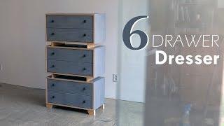 Make a 6Drawer Dresser ㅣ Designing and building _ 6단 서랍장 만들기