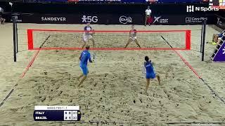 FINAL Copa do Mundo Beach Tennis 2022 Mista BRASIL vs ITÁLIA Melhores Momentos Baran e Cappelletti