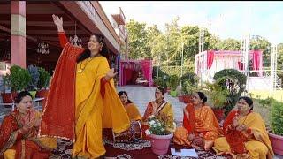 शंख घंटी बाज रही है! मैया जी तेरे मंदिर में #bhajan #bhakti song ##dance#