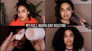 FULL WASH DAY ROUTINE USING FRO.OLOGY Lazy Natural Edition | Naturally Sage