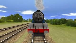 Gordon Crashes Into Coach and Falls Off The Rails