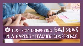 S3EP14 Ten tips for conveying bad news in a parent-teacher conference