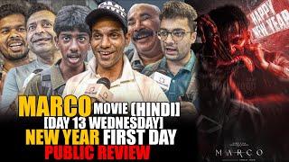 MARCO Movie Hindi | Day 13 Wednesday | New Year First Day | Public Review | Unni Mukundan