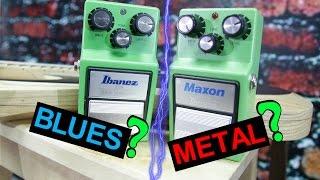 Ibanez TS9 vs Maxon OD9 BATTLE OF THE GREEN OVERDRIVES