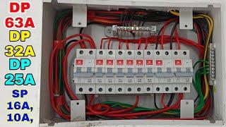 MCB Box connection wiring ।। DP MCB and SP MCB connection wiring ।।