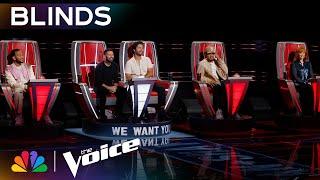 Maddi Jane Wows All Four Coaches Singing "Escapism." | The Voice Blind Auditions | NBC