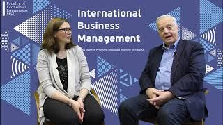 International Business Management - а Master Program #ЭФМГУ provided entirely in English