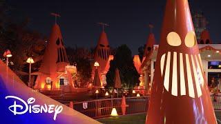 Cars Land Halloween Transformation | Disney