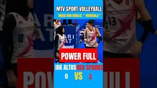 Power Full ! Megawati dan Bukilic | red spark vs ibk altos | mtv sport volleyball