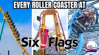 Every Roller Coaster at Six Flags Over Georgia! (2024 Edition) #youtube #rollercoaster #sixflags