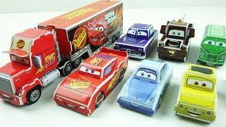 Let's make Disney Cars McQueen and Mack Truck with Paper | ToytubeTV