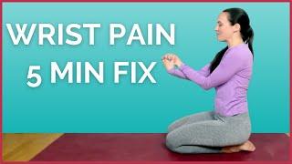 5 min Yoga to Relieve Wrist Pain & Carpal Tunnel Syndrome