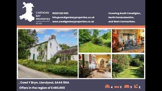 Property For Sale - 4 bed detached house in around 1 acre grounds in West Wales