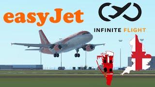 Infinite Flight 22.5 | Bristol ( BRS ) to Gibraltar ( GIB ) | Easyjet A319