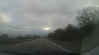 On the way to Klaipeda -  Lithuania - timelapse