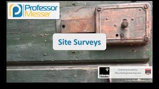 Site Surveys - CompTIA Security+ SY0-401: 1.5