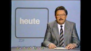 ZDF Heute 22.02.1987 - Nationalhymne - Programmvorschau - Sendeschluß