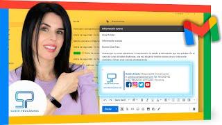  Cómo crear FIRMA en GMAIL con Imagen, Texto y Enlaces