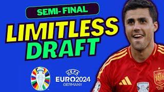 EURO 2024 FANTASY MD6 (SEMI-FINALS) LIMITLESS DRAFT | 2 TEAMS | FANTASY EURO 2024 TIPS