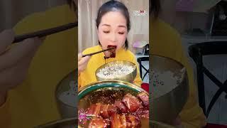 Braised Pork Belly with a Rice Dish, Tasting Show, #mukbang #asmr #먹방