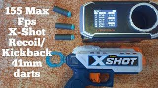 FLASHFOAM SHORTS - 155 fps X Shot Recoil / Kickback Mod Chronograph