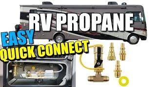 Propane Quick-Connect System for Your RV/Motorhome | INSTALLATION