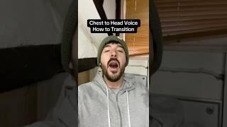 Chest to Head Voice Transition – Vocal Warm-Up!