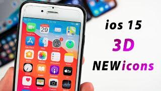 Get 3D  IOS-15  App Icons in Your iPhone