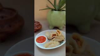 Suji Momos Recipe️ #food #eveningsnacks #healthyrecipes #healthymomos #momosrecipe