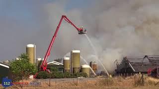 2500 varkens overleden bij zeer grote brand in Didam