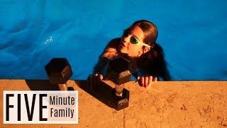 S'mores & Night Swimming | Five Minute Family Vlog 1