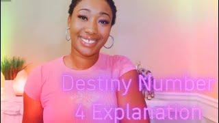 EXPRESSION/DESTINY NUMBER 4 ⭐️ INFORMATIONAL VIDEO #numerology