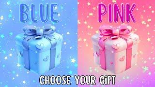 Choose your gift||2 gift box challenge||1 good and bad #giftboxchallenge #pinkvsblue