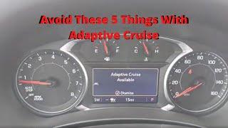 How Adaptive Cruise Control Works- How To Use and Things To Avoid