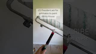 US President ask for estimates to paint White House #reels #shorts #usa #president #shere #subscribe