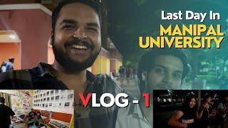 VLOG-1 | Last day in Manipal University Jaipur Hostel | ft. @konarkmarwaha & TMKOC Child actor |