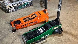 Daytona 2 Ton Aluminum Floor Jack Overview & Comparison to Daytona 3 Ton Steel Floor Jack