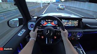 The New Mercedes G63 AMG Facelift 2025 Test Drive - Drag Race