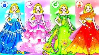 Fire Girl, Water Girl, Air Girl and Earth Girl - Barbie Transformation Handmade - Barbie Land