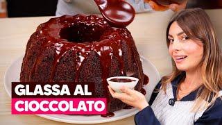 GLASSA AL CIOCCOLATO: la ricetta di base da preparare con 3 ingredienti