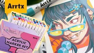 ARRTX Acrylic Markers! ️ HONEST REVIEW ️