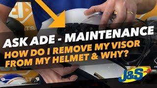 How do I remove my helmet visor & why? - J&S Accessories Ltd