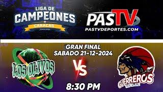 LOS OLIVOS  vs GUERREROS  - GRAN FINAL COPA NAVIDAD  -  LIGA DE CAMPEONES DE CARACAS 2024  21 DIC.