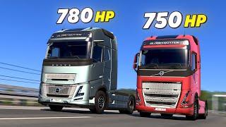 Old vs New Volvo FH6 - Which One is More Powerful? Euro Truck Simulator 2